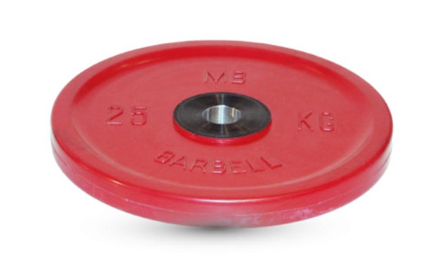 

Диск для штанги MB Barbell Евро-Классик 25 кг, 51 мм красный, Евро-Классик