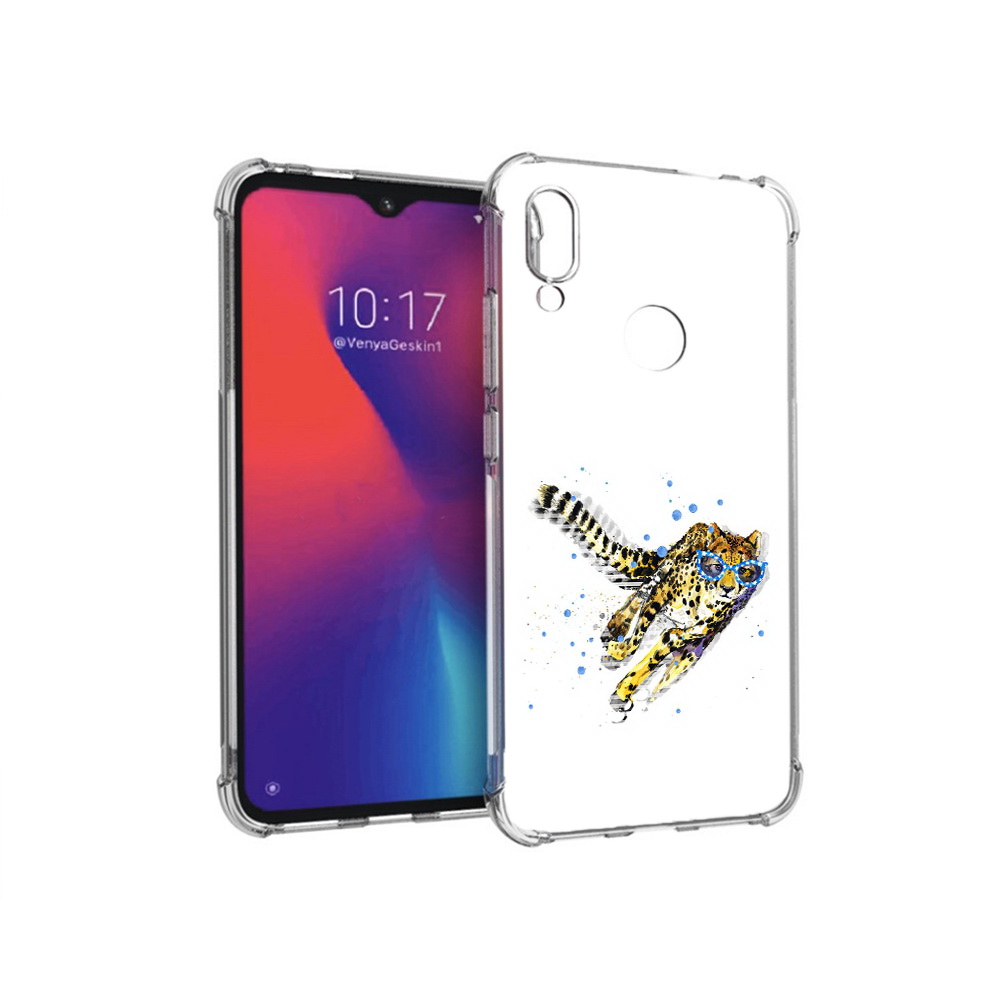 

Чехол MyPads Tocco для Xiaomi Redmi Note 7 гепард в очках (PT125338.275.287), Прозрачный, Tocco