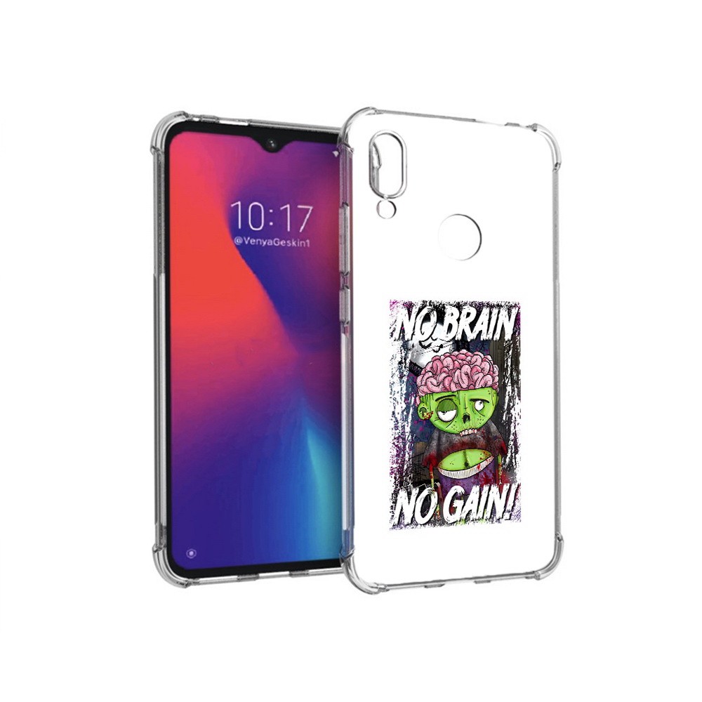 

Чехол MyPads Tocco для Xiaomi Redmi Note 7 глупый зомби (PT125338.275.289), Прозрачный, Tocco