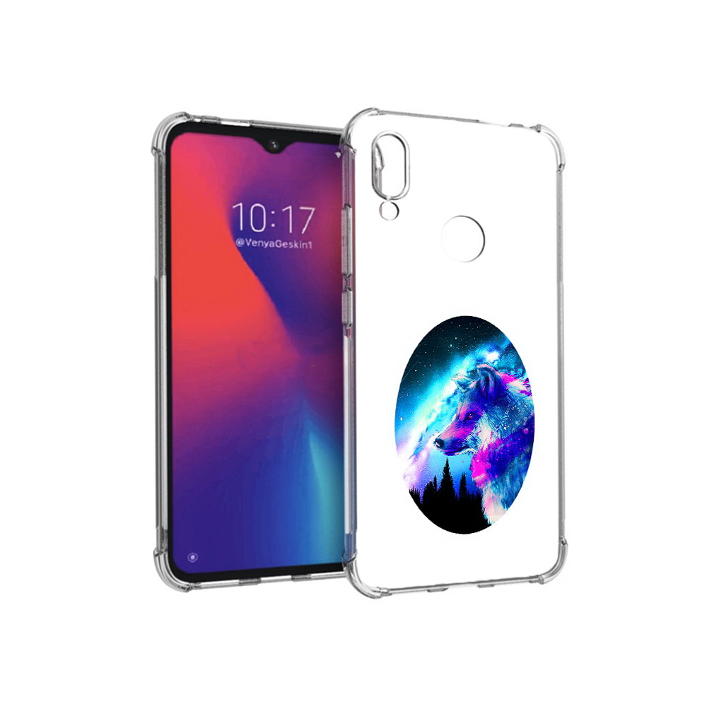 

Чехол MyPads Tocco для Xiaomi Redmi Note 7 голубой волк (PT125338.275.293), Прозрачный, Tocco