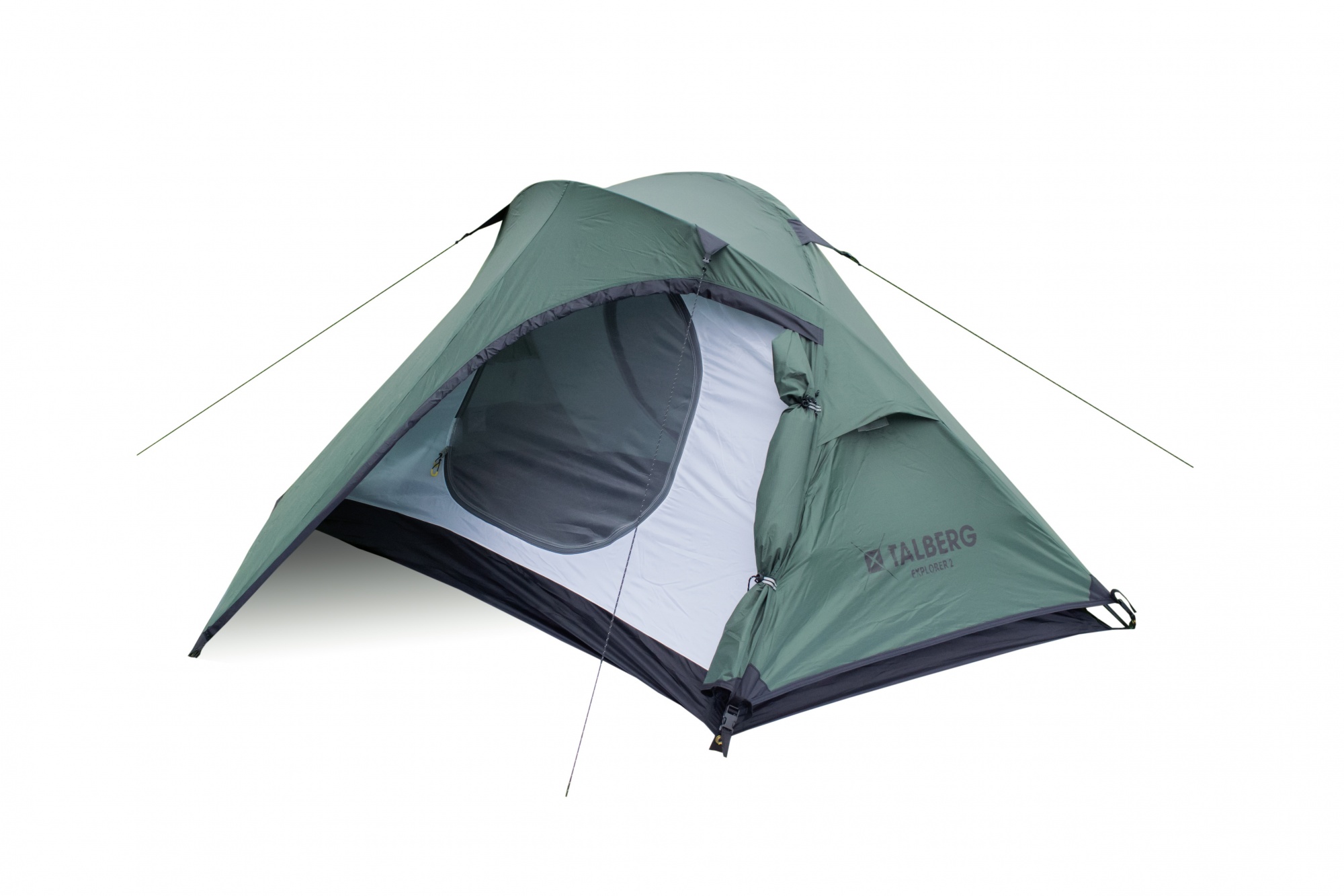 

Палатка туристическая треккинговая Talberg EXPLORER 2, цвет: зеленый, Explorer 2