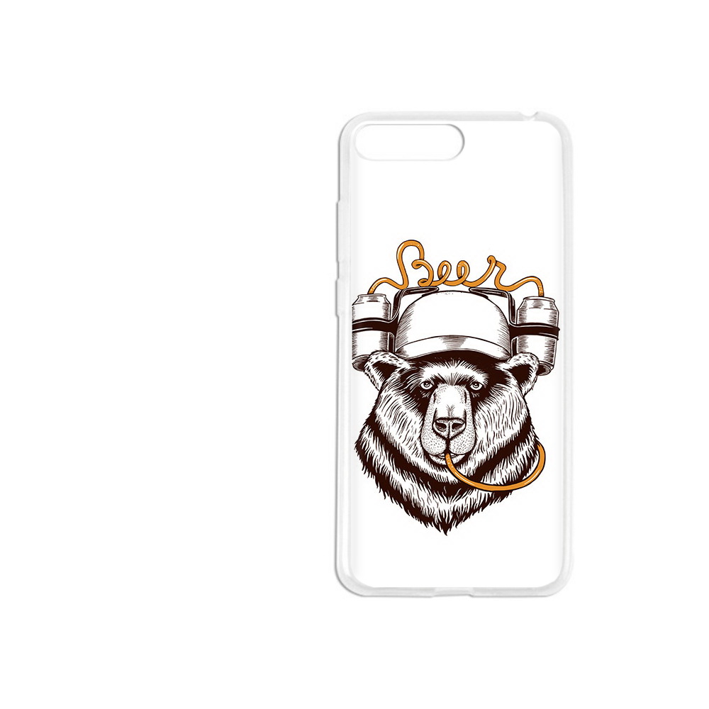 

Чехол MyPads Tocco для Honor 6 Plus пивной медведь (PT11207.67.538), Прозрачный, Tocco
