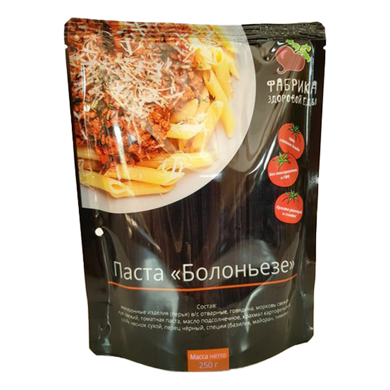 

Паста Фабрика здоровой еды Болоньезе 250 г
