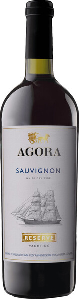 

Вино "Agora" Yachting, Sauvignon Reserve, 0,75 л