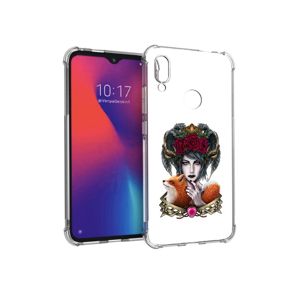 Чехол MyPads Tocco для Xiaomi Redmi Note 7 девушка с лисой (PT125338.275.314)