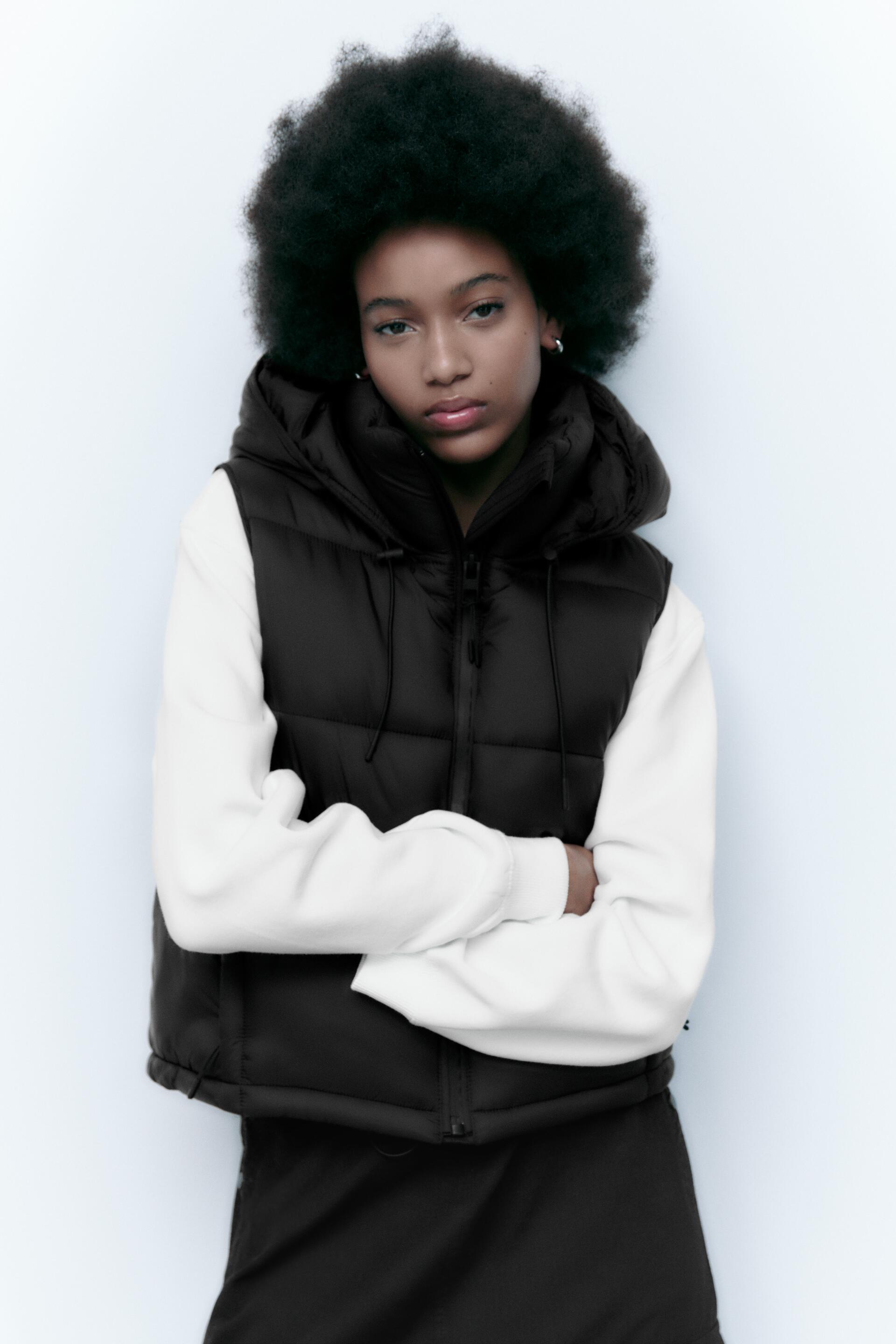 

Утепленный жилет женский ZARA 03427802 черный XS (доставка из-за рубежа), 03427802