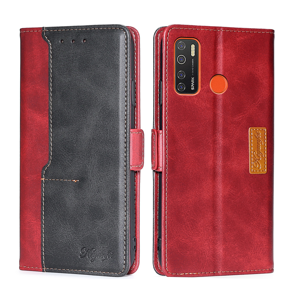 

Чехол MyPads для Tecno Spark 5 черный (257597), Красный