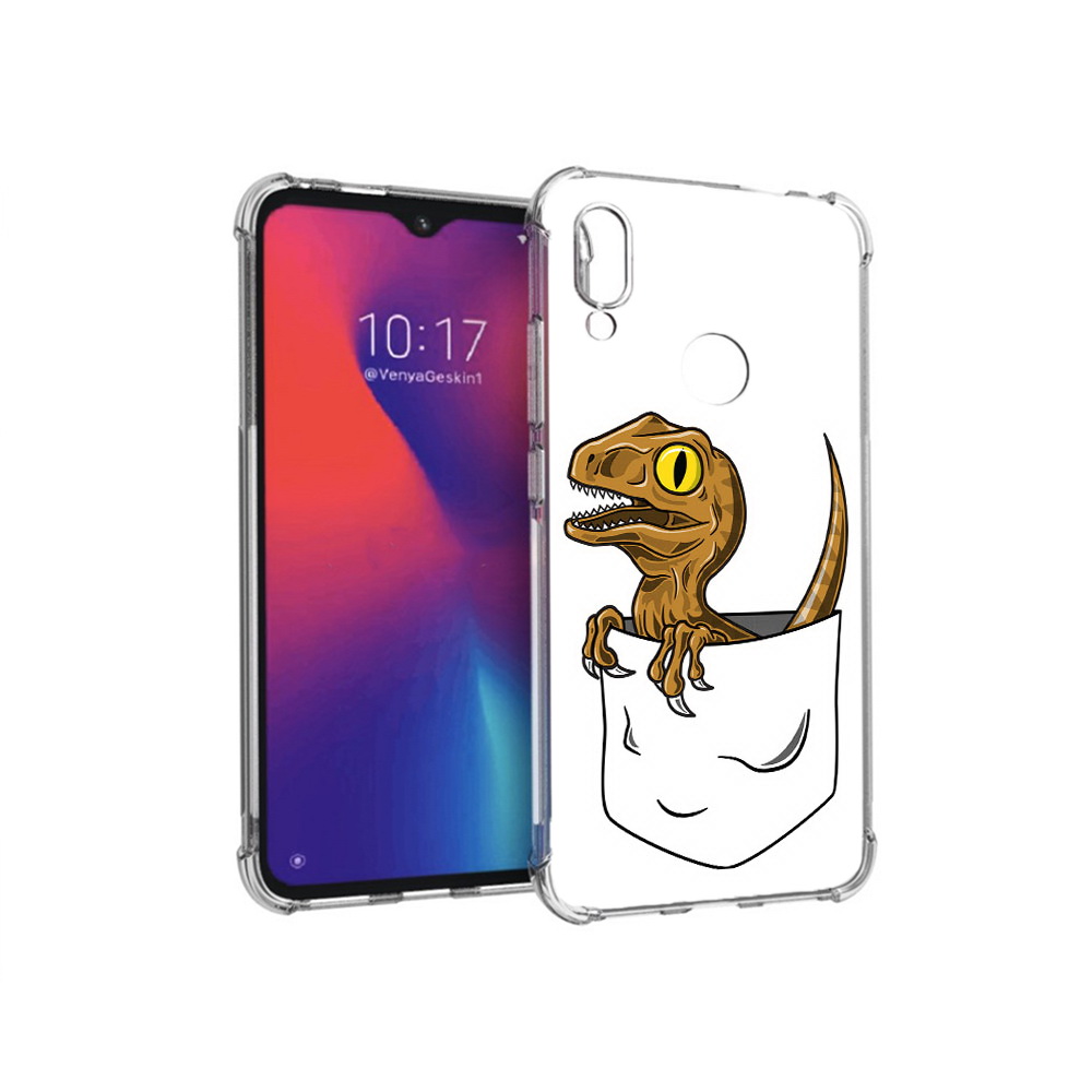 

Чехол MyPads Tocco для Xiaomi Redmi Note 7 динозавр в кармане (PT125338.275.327), Прозрачный, Tocco