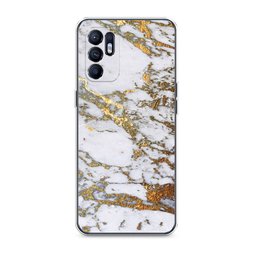 

Чехол Awog "Белый мрамор" для Oppo Reno 6, 257850-3
