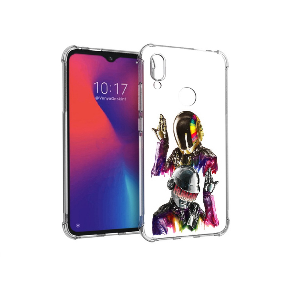 

Чехол MyPads Tocco для Xiaomi Redmi Note 7 диско космонавты (PT125338.275.329), Прозрачный, Tocco