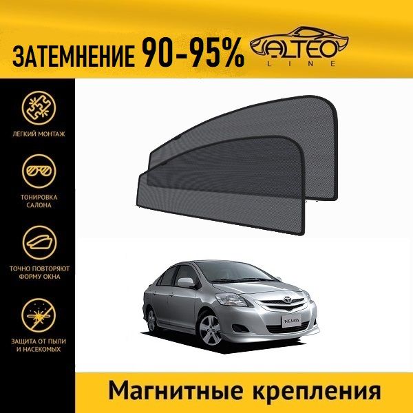 

Автошторки ALTEO на Toyota Belta 1 (2005-2008) седан