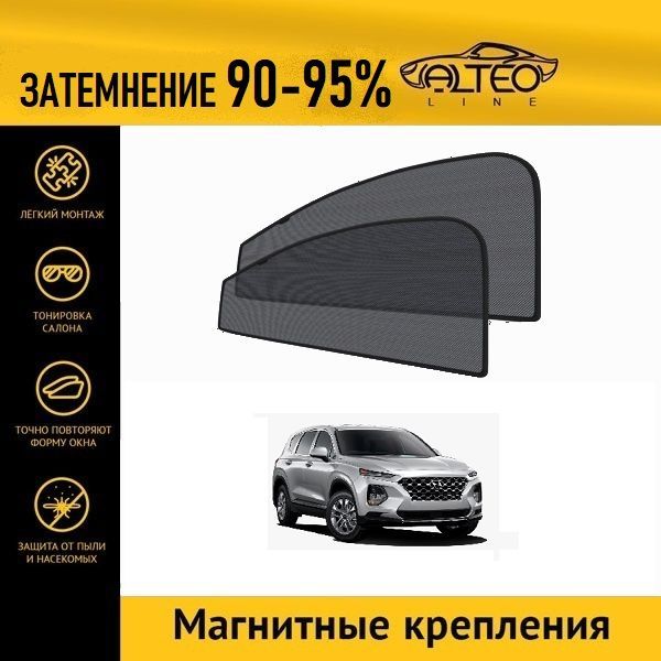 

Автошторки ALTEO на Hyundai Santa Fe 4 (2018-н.в)