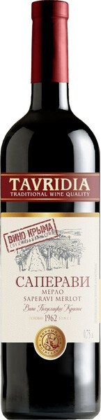 

Вино "Tavridia" Saperavi-Merlot, 0,75 л