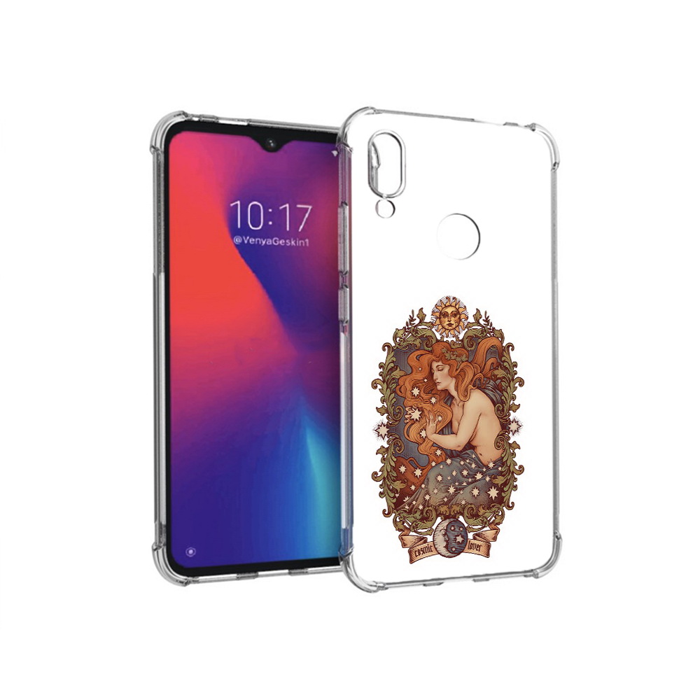 

Чехол MyPads Tocco для Xiaomi Redmi Note 7 звездная девушка абстракция (PT125338.275.351), Прозрачный, Tocco