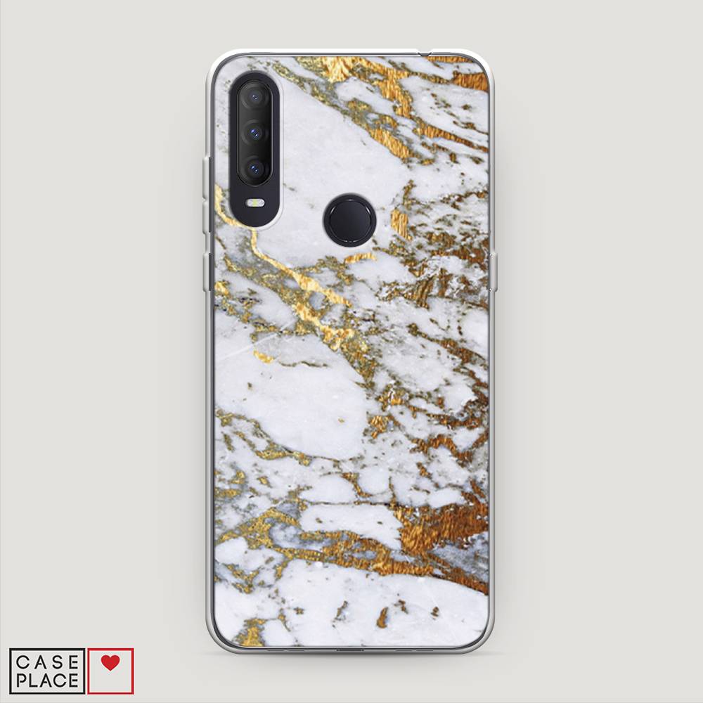 

Чехол Awog на Alcatel 1S (2020) / Алкатель 1S (2020) "Белый мрамор", 170850-3