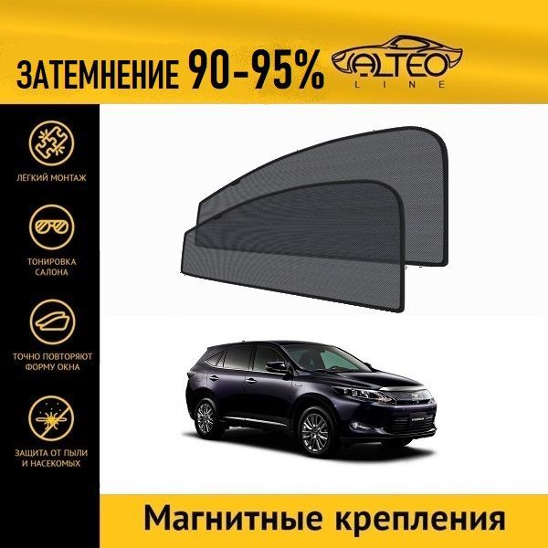 

Автошторки ALTEO на Toyota Harrier 3 (XU60) (2013-2017)