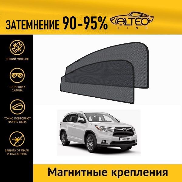 

Автошторки ALTEO на Toyota Highlander 3 (XU50) (2013-2017)
