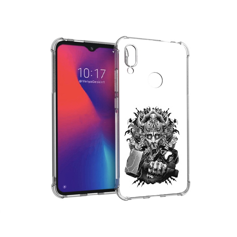 

Чехол MyPads Tocco для Xiaomi Redmi Note 7 злой тор (PT125338.275.363), Прозрачный, Tocco