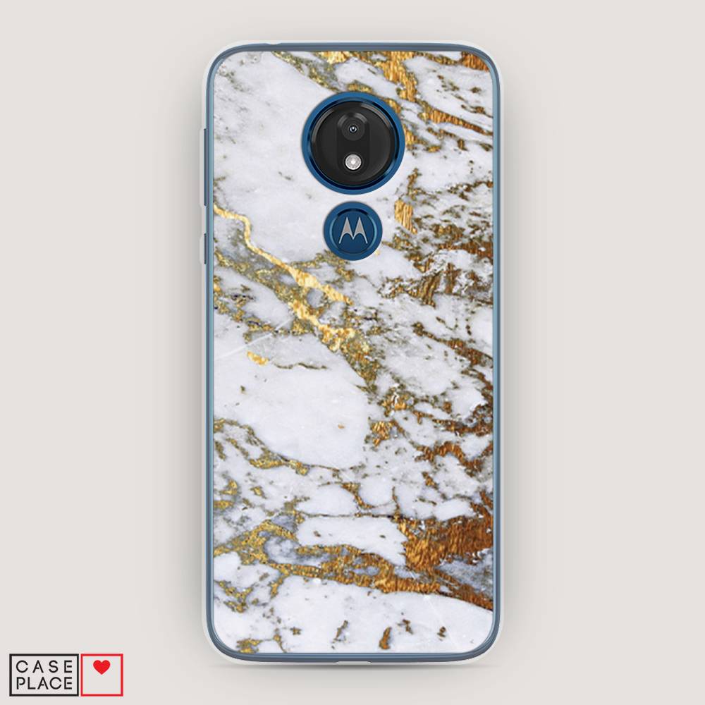 

Чехол Awog на Motorola Moto G7 / Моторола Мото G7 "Белый мрамор", 241150-3
