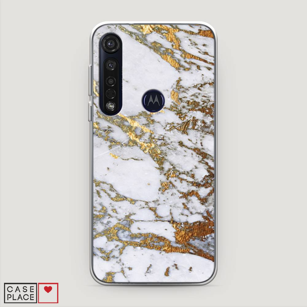 

Чехол Awog "Белый мрамор" для Motorola Moto G8 Plus, 241450-3