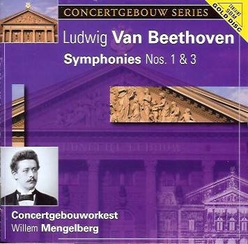 L.Van Beethoven - Symphonies Nos 1 & 3 Mengelberg, Willem (1 CD)