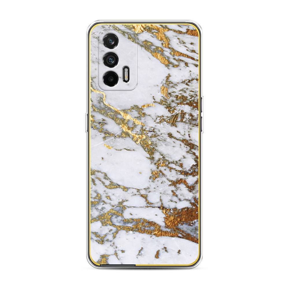 

Чехол Awog "Белый мрамор" для Realme GT, 256350-3