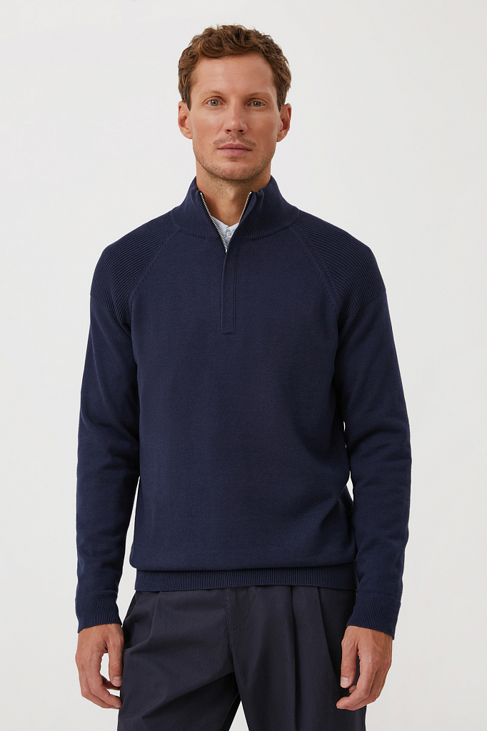 

Джемпер мужской FAB21118 Finn Flare синий 2XL, FAB21118