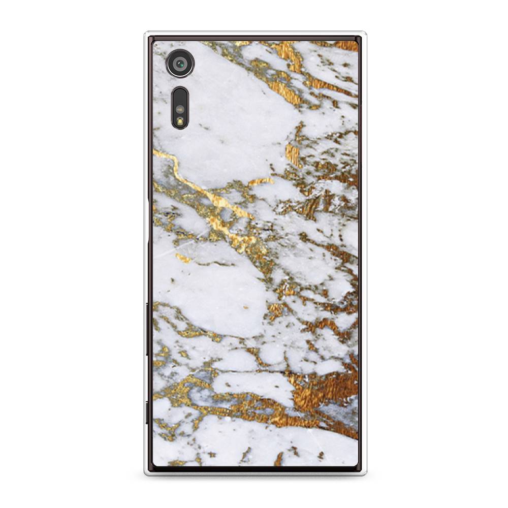 фото Чехол awog "белый мрамор" для sony xperia xz