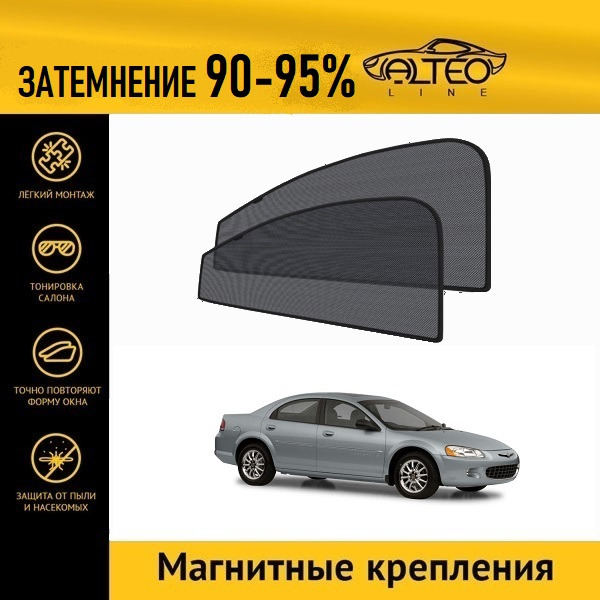 

Автошторки ALTEO на Chrysler Sebring, 2 (2000-2003) седан