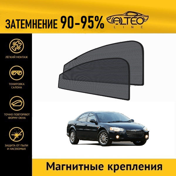 

Автошторки ALTEO на Chrysler Sebring, 2 рестайлинг (2003-2006)
