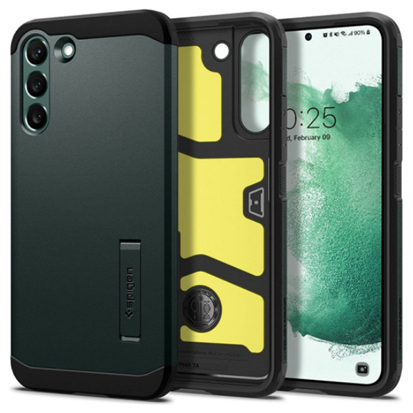 фото Чехол spigen tough armor для samsung galaxy s22 plus (acs04522), зеленый