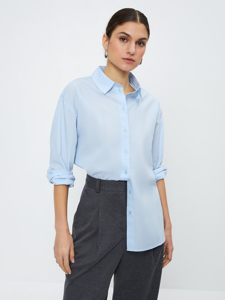 

Рубашка женская ZARINA 3122101303 голубая XS, 3122101303