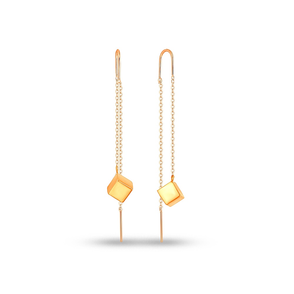 

Серьги продевки из серебра 585Gold 702011062, 702011062