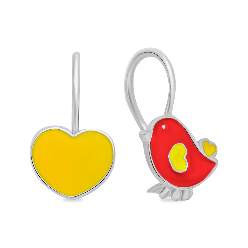 

Серьги из серебра 585Gold 902000846, эмаль, 902000846