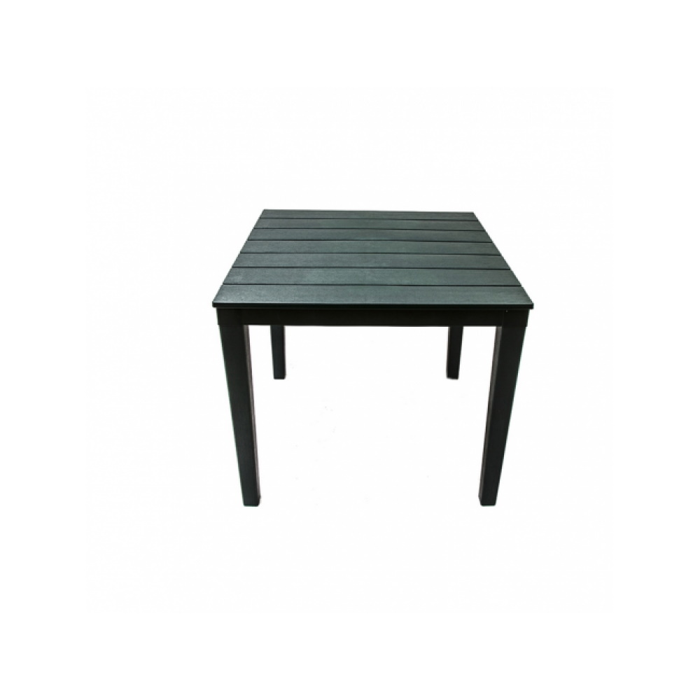 Стол для дачи обеденный Элластик-пласт Прованс 3724-мт006 темно-зеленый 80х80х70 см