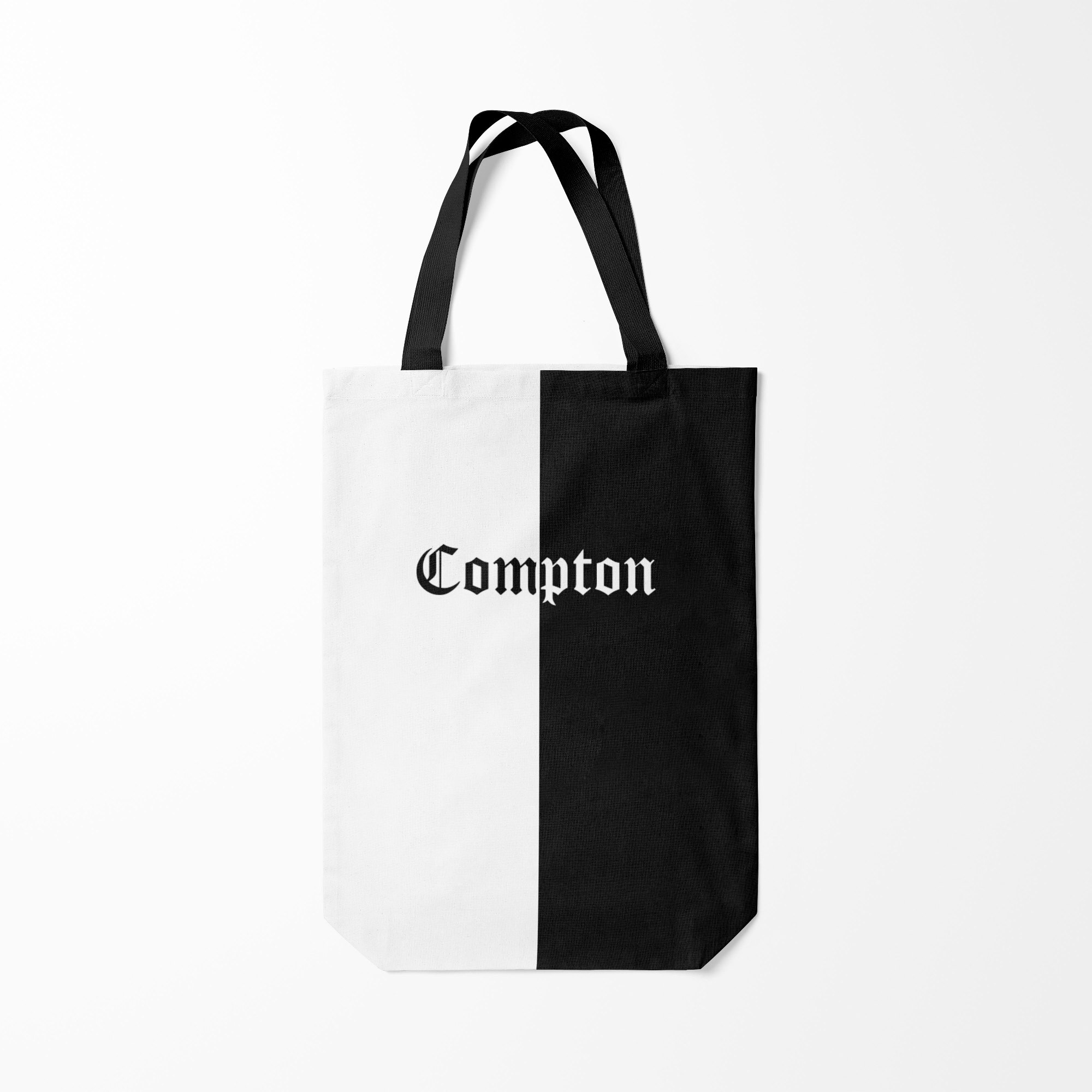 

Сумка шoппер унисекс Burnettie COMPTON, белый; черный, COMPTON