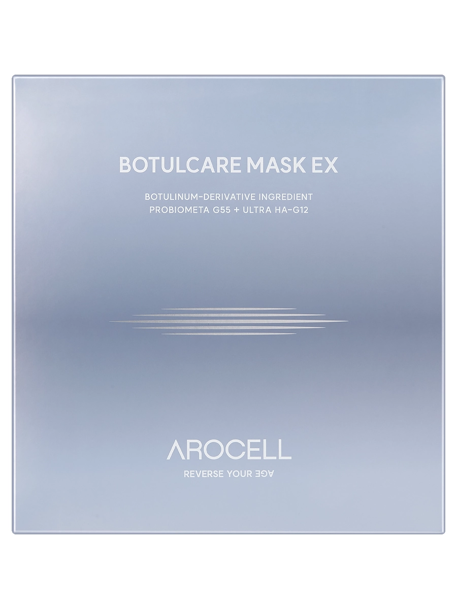 

Гидрогелевая маска Arocell ботулинический пептид и коллаген Botulcare Mask EX 42г х 4шт, гидрогелевая маска