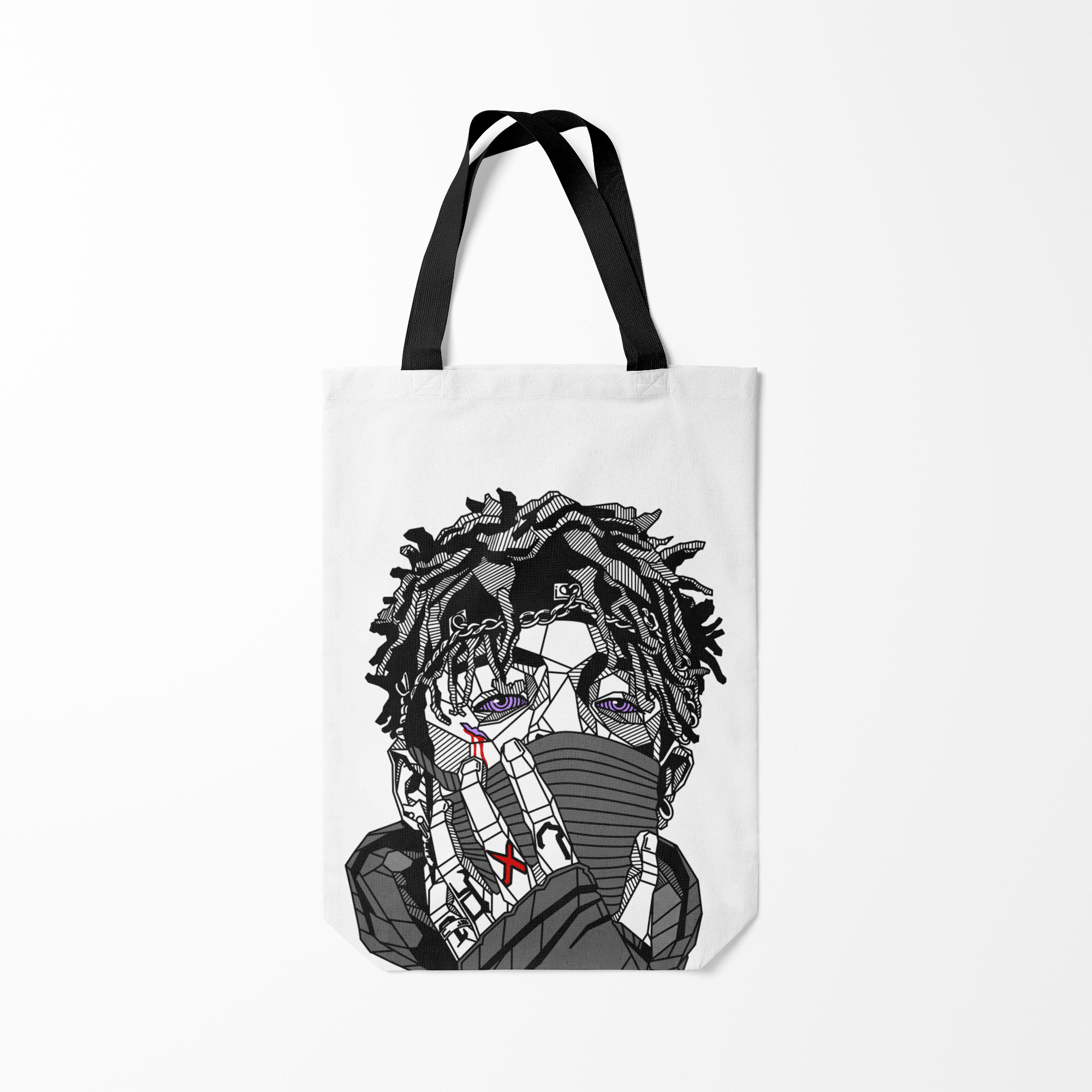 

Сумка шoппер унисекс Burnettie Scarlxrd, серый, Scarlxrd