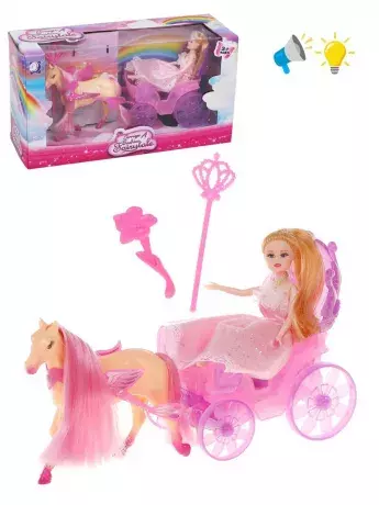 

Игровой набор Наша Игрушка На прогулке, свет, звук, 5 предметов, 100928009