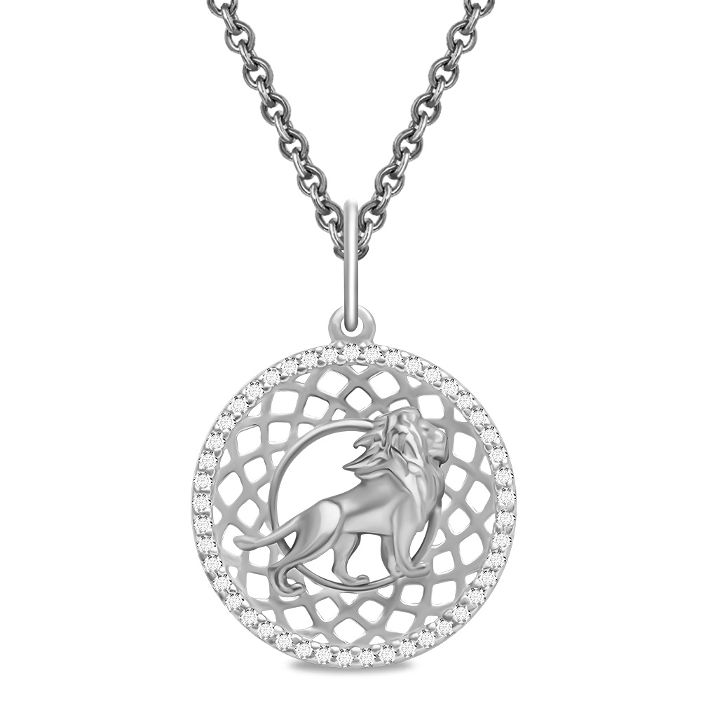 Подвеска из серебра 585Gold 903002662, фианит