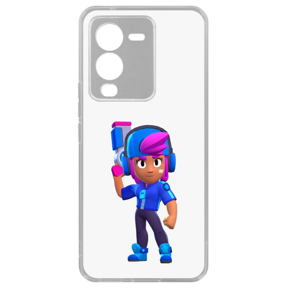 

Чехол-накладка Brawl Stars-Звёздная Шелли для Vivo V25 Pro