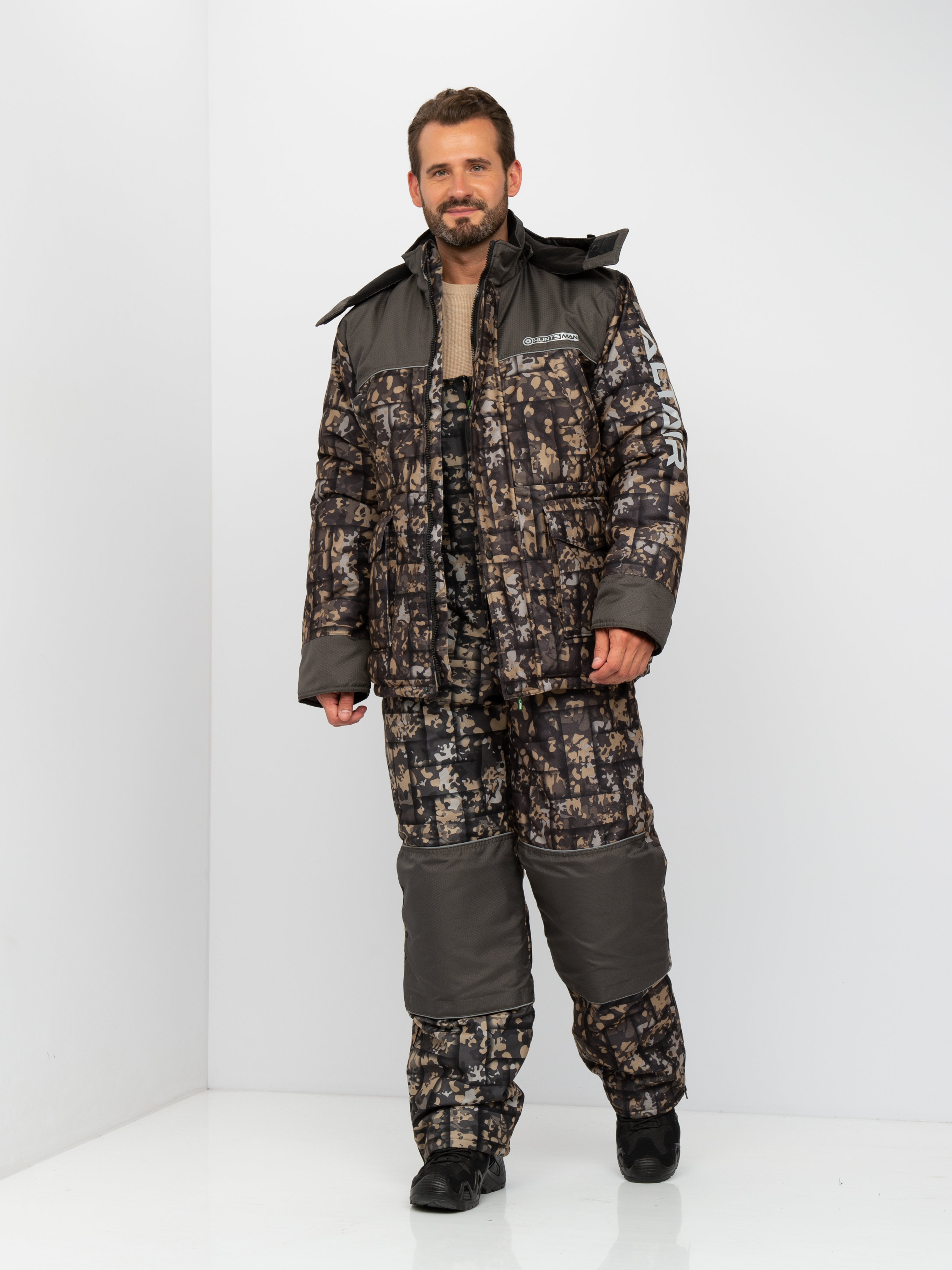 

Костюм зимний Huntsman Альтаир ткань Alova цвет КМФ 005 переплетение хаки 60-62 182-188, Разноцветный, Альтаир