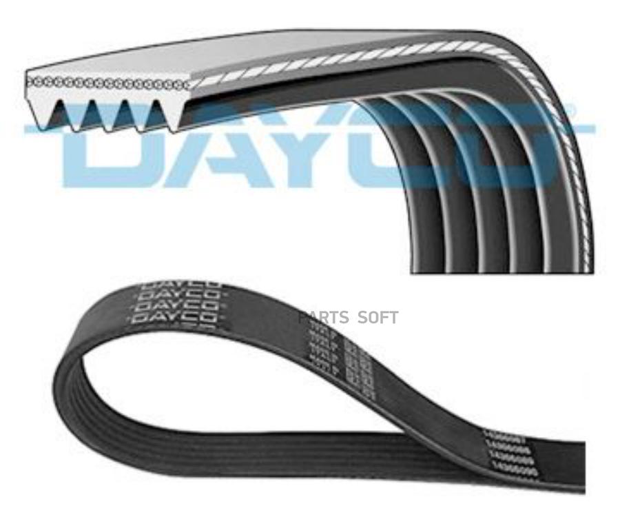 

DAYCO Ремень ручейковый DAYCO 5PK1000