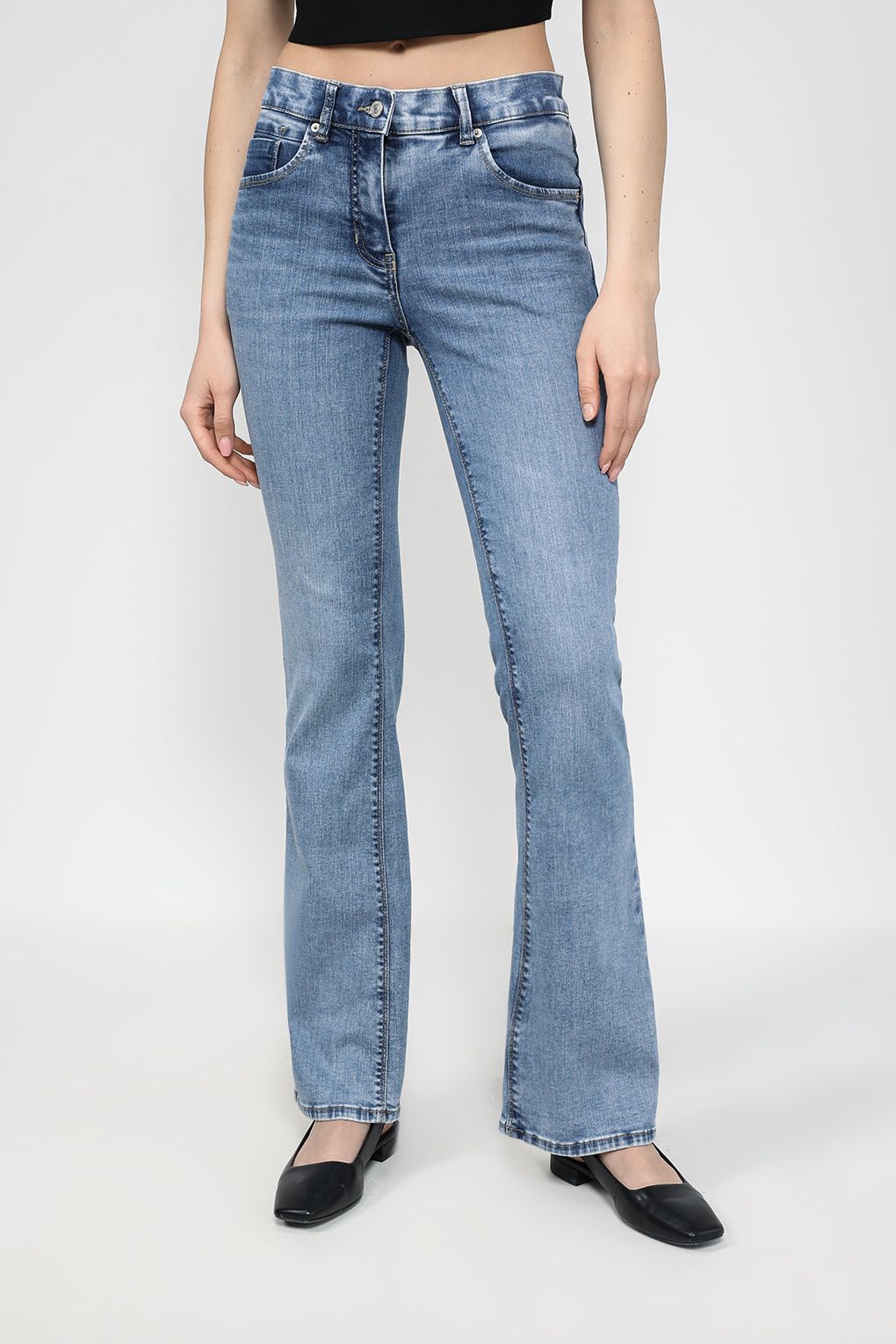 

Джинсы женские Gerry Weber 222053-66854 синие 42R, Синий, 222053-66854