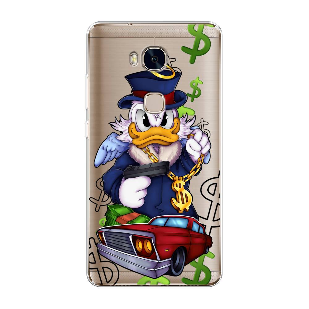 

Чехол для Honor 5X "Scrooge McDuck with a Gold Chain", Красный;синий;белый, 60550-6