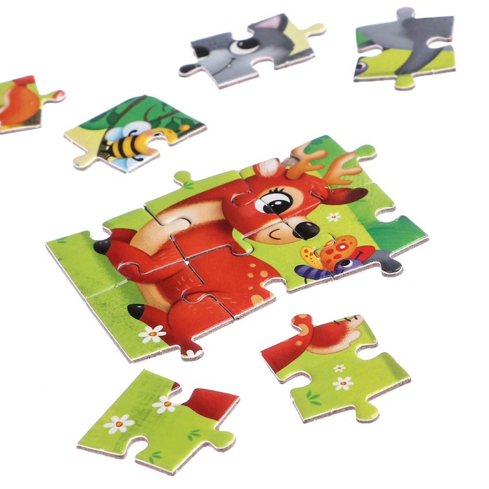 

Пазл Puzzle Time Лесные зверята 35эл 4936943, 4936943-1