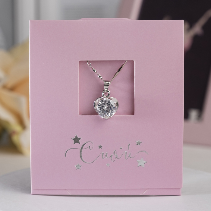 

Колье Queen fair на цепочке, Факел, белый в серебре, 45 см, 1450036