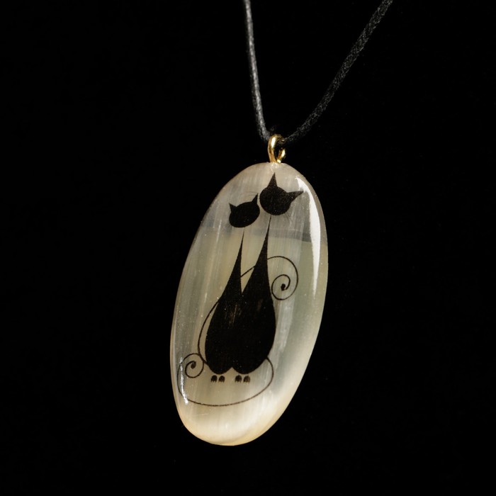 

Колье Кошечки, селенит, 1450079