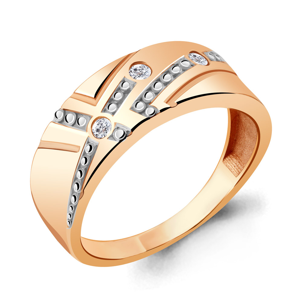 

Кольцо из серебра с фианитом р. 17,5 Aquamarine 68756А_925_з, 68756А_925_з