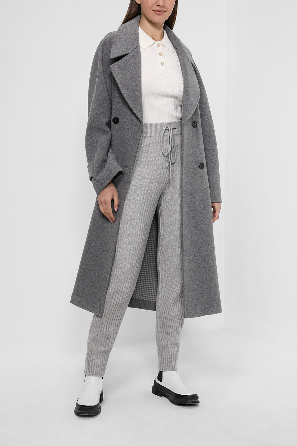

Брюки женские TWINSET 222LI33XX серые M, Серый, 222LI33XX